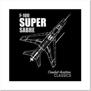 F-100 Super Sabre Posters and Art